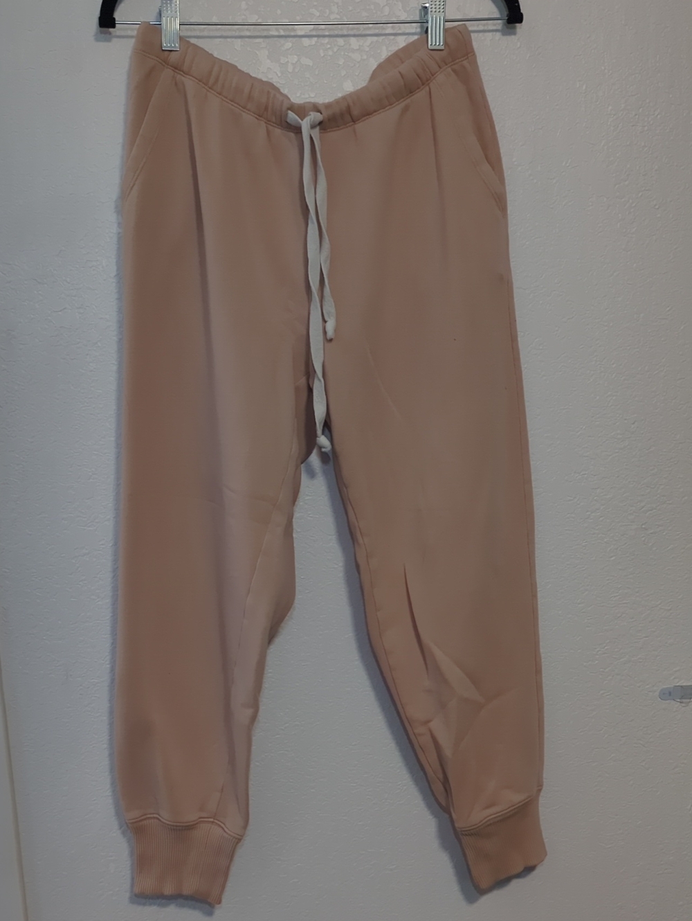 aerie Light Beige Drawstring Joggers